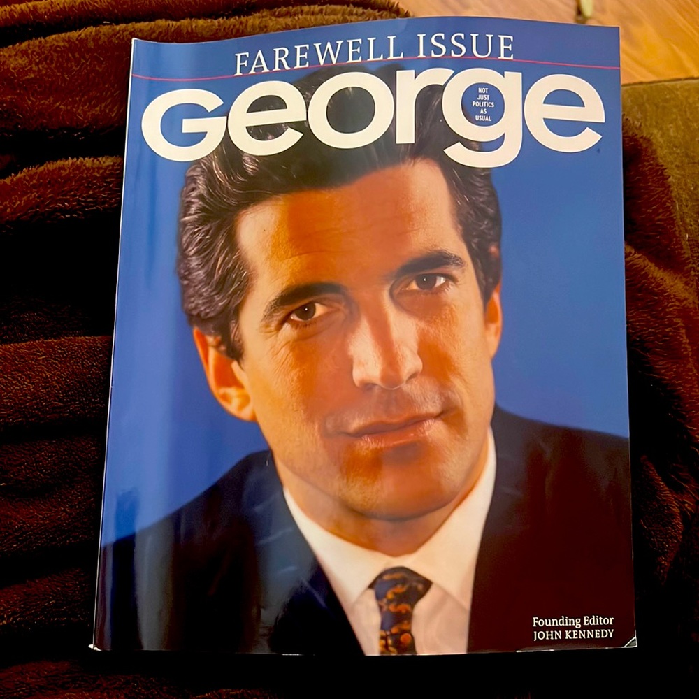 🇺🇸George Magazine FAREWELL ISSUE JFK Jr - VOLUME VI #1🇺🇸